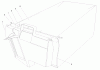 Toro 22196 - 21" Heavy-Duty Recycler/Rear Bagger Lawn Mower, 2010 (310000001-310999999) Ersatzteile GRASS BAG ASSEMBLY NO. 106-0975