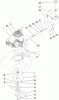 Toro 22197 - 21" Heavy-Duty Recycler/Rear Bagger Lawn Mower, 2011 (311000001-311999999) Ersatzteile ENGINE AND BLADE ASSEMBLY