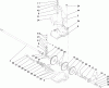 Toro 22197 - 21" Heavy-Duty Recycler/Rear Bagger Lawn Mower, 2011 (311000001-311999999) Ersatzteile GEAR CASE ASSEMBLY NO. 74-1860