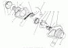 Toro 51537 (600) - 600 TX Air Rake, 1992 (2000001-2999999) Ersatzteile BLOWER ASSEMBLY