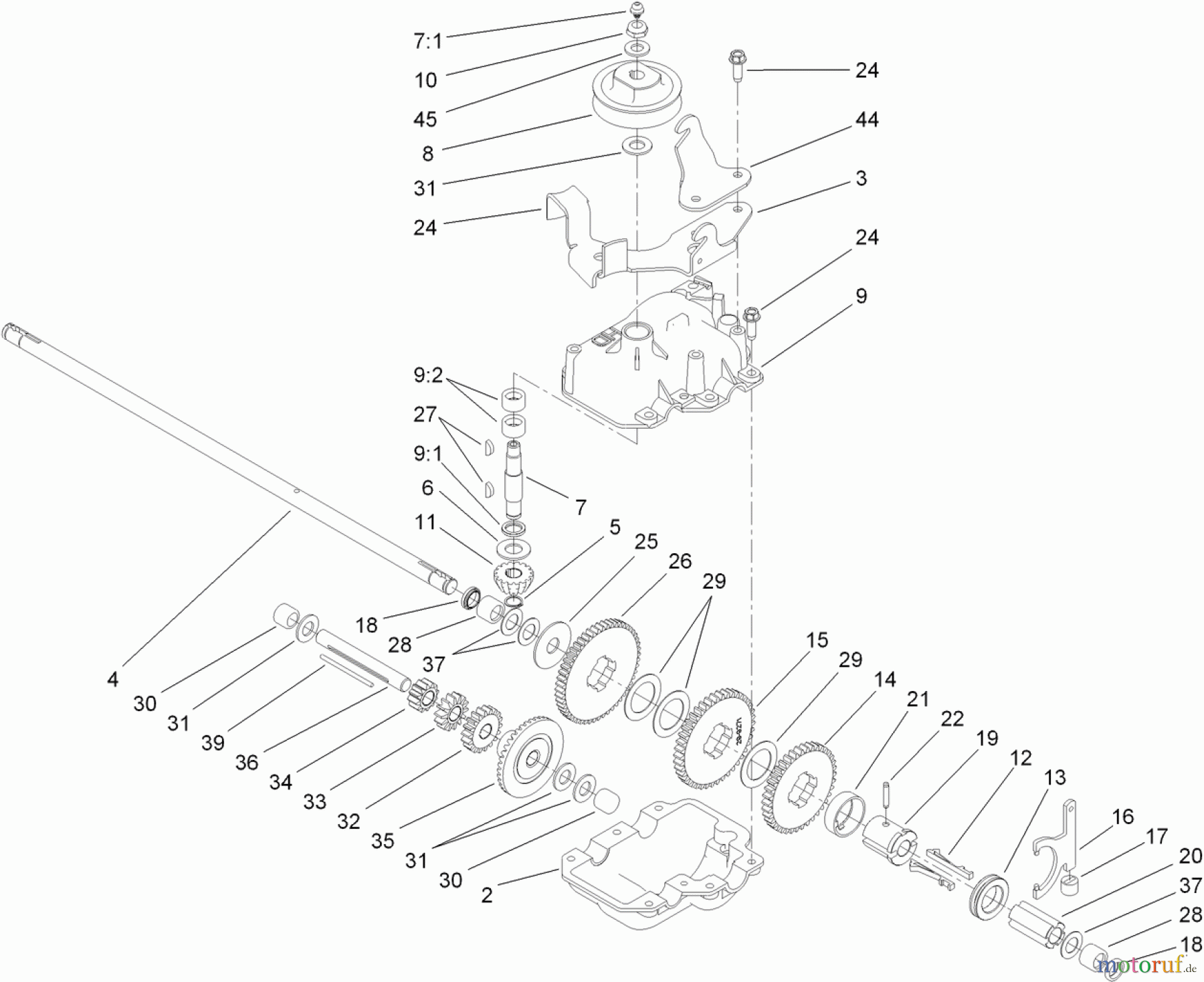 Toro Neu Mowers, Walk-Behind Seite 2 22198 - Toro 21