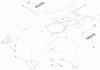 Toro 22198 - 21" Heavy-Duty Recycler/Rear Bagger Lawn Mower, 2012 (SN 312000001-312999999) Ersatzteile HOUSING ASSEMBLY NO. 98-7146