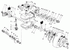 Toro 22621 - Lawnmower, 1987 (7000001-7999999) Ersatzteile GEAR CASE ASSEMBLY (MODEL NO. 22621)