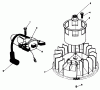 Toro 22525 - Lawnmower, 1988 (8000001-8999999) Ersatzteile ENGINE ASSEMBLY MODEL NO. VMH-7 #4