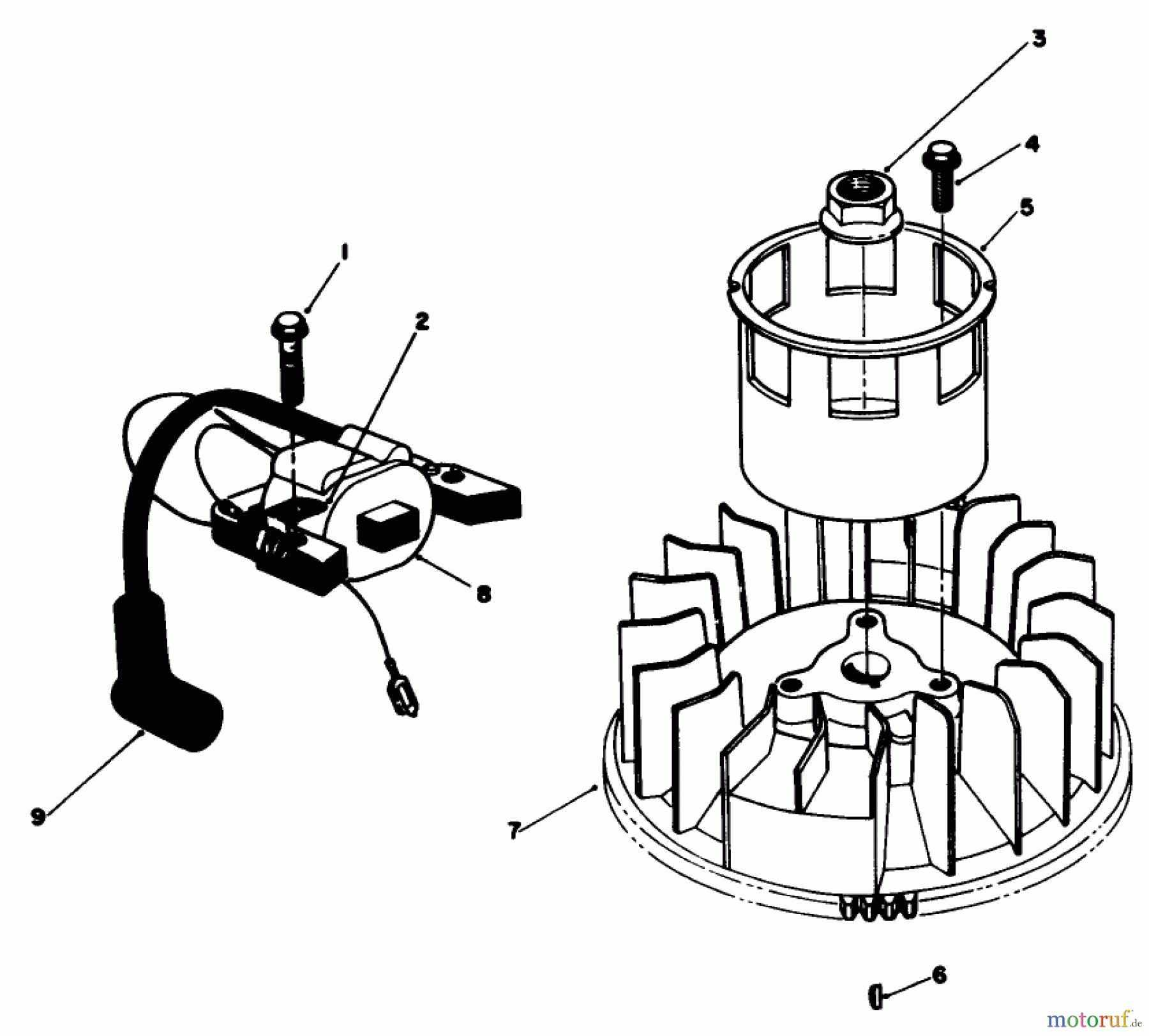 Toro Neu Mowers, Walk-Behind Seite 2 22525 - Toro Lawnmower, 1988 (8000001-8999999) ENGINE ASSEMBLY MODEL NO. VMH-7 #4