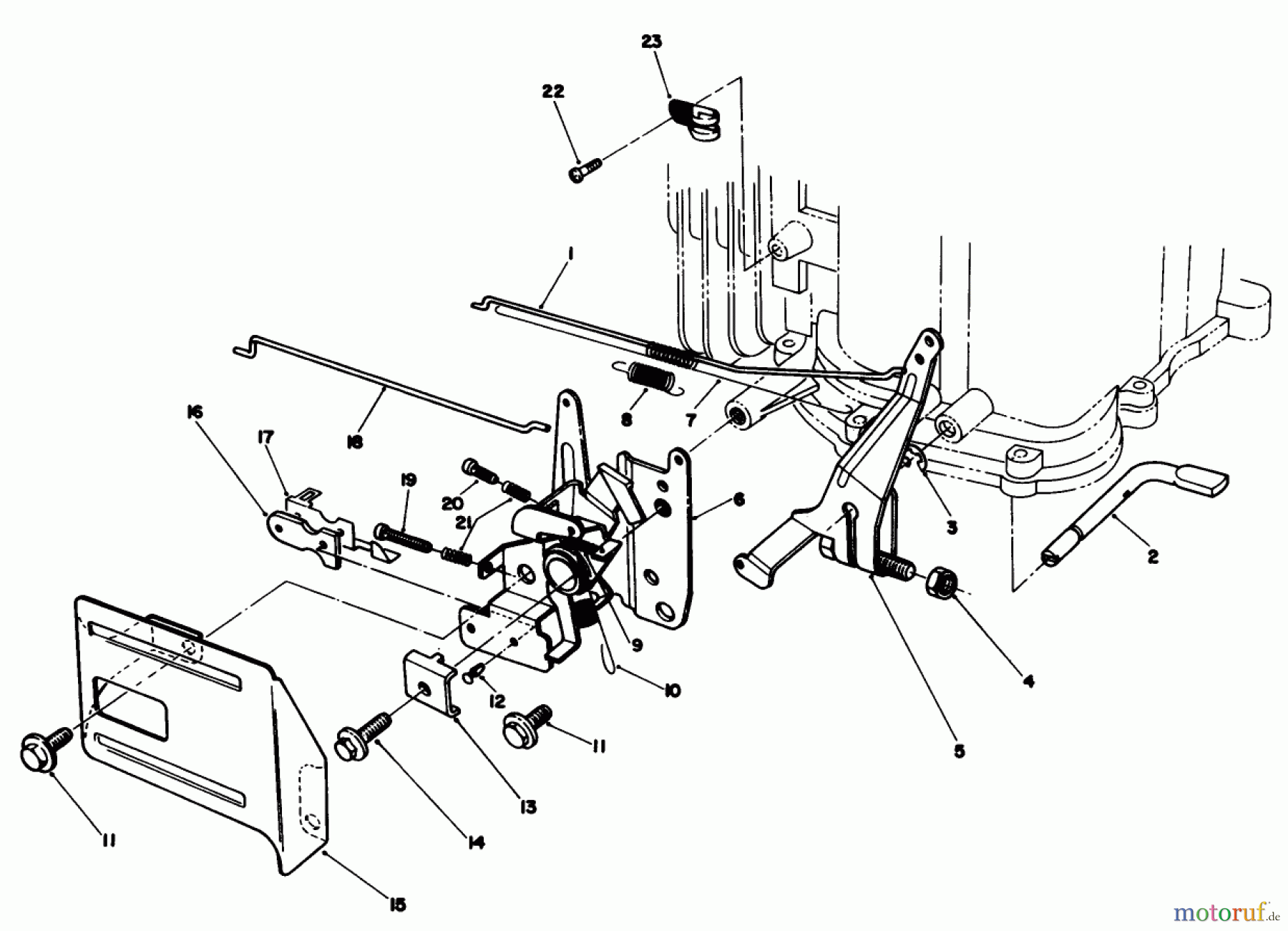 Toro Neu Mowers, Walk-Behind Seite 2 22525 - Toro Lawnmower, 1988 (8000001-8999999) ENGINE ASSEMBLY MODEL NO. VMH-7 #5