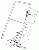 Toro 22525 - Lawnmower, 1988 (8000001-8999999) Ersatzteile HANDLE ASSEMBLY