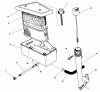 Toro 22622 - Lawnmower, 1992 (2000001-2999999) Ersatzteile AIR CLEANER (ENGINE MODEL NO. VML0-4)