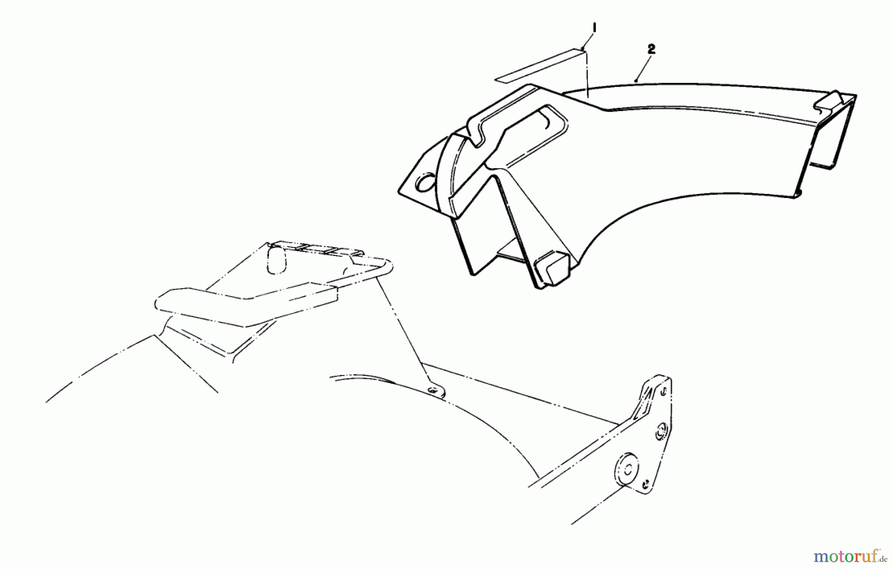 Toro Neu Mowers, Walk-Behind Seite 2 22621C - Toro Lawnmower, 1989 (9000001-9999999) SIDE DISCHARGE CHUTE MODEL NO. 59110 (OPTIONAL)