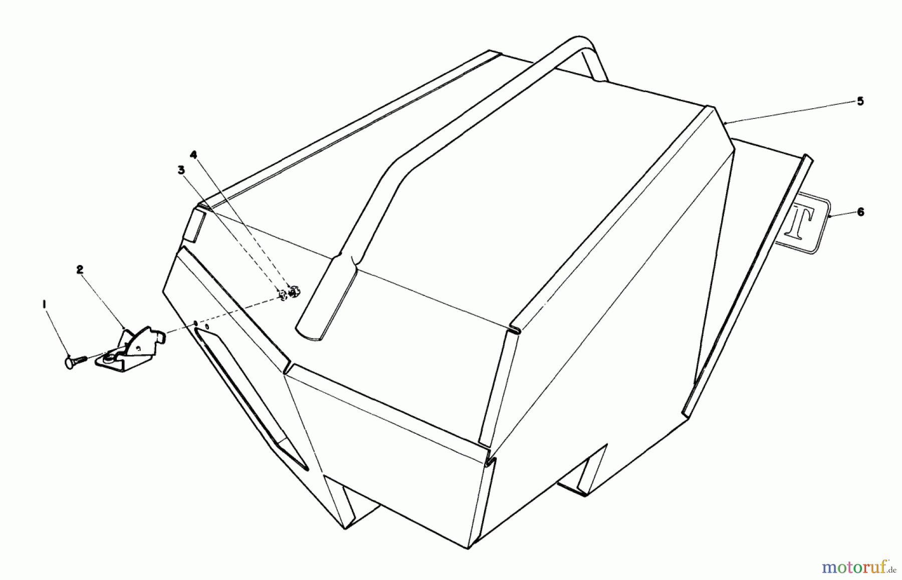 Toro Neu Mowers, Walk-Behind Seite 2 22621C - Toro Lawnmower, 1989 (9000001-9999999) STEEL GRASS CATCHER (MODEL 22099)(OPTIONAL)