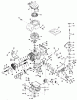 Toro 23000 - 21" Whirlwind Hevi-Duty Lawnmower, 1964 (4000001-4999999) Ersatzteile ENGINE NOS. V40-50008B AND V40-50037B PARTS LIST