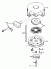 Toro 23000 - 21" Whirlwind Hevi-Duty Lawnmower, 1970 (0000001-0999999) Ersatzteile REWIND STARTER NO. 590420