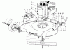 Toro 23022 - Lawnmower, 1985 (5000001-5999999) Ersatzteile HOUSING ASSEMBLY