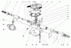 Toro 23158 - 21" Whirlwind Hevi-Duty Lawnmower, 1979 (9000001-9999999) Ersatzteile GEAR CASE ASSEMBLY
