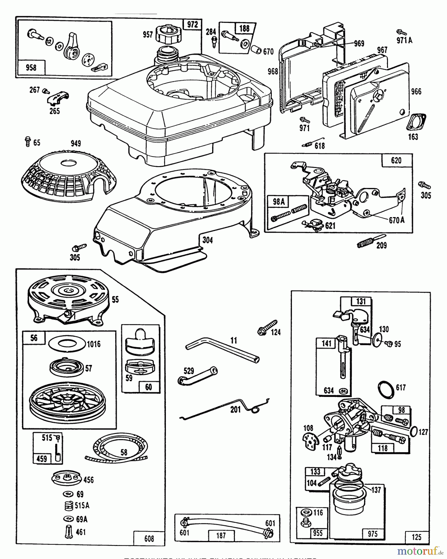  Toro Neu Mowers, Walk-Behind Seite 2 26562 - Toro Lawnmower, 1990 (0000001-0999999) ENGINE MODEL 124702-0136-01 #2