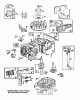 Toro 26562 - Lawnmower, 1990 (0000001-0999999) Ersatzteile ENGINE MODEL NO. 124702-0136-01