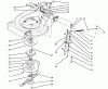 Toro 26562 - Lawnmower, 1992 (2000001-2999999) Ersatzteile BLADE & BRAKE ASSEMBLY