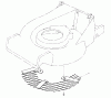 Toro 26562 - Lawnmower, 1992 (2000001-2999999) Ersatzteile LEAF SHREDDER MODEL NO. 59180