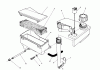 Toro 26620BG - Lawnmower, 1990 (0009001-0999999) Ersatzteile AIR CLEANER & FUEL TANK ASSEMBLY (ENGINE NO. VMG6, VMJ8 & VMK9)