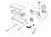 Toro 26620BF - Lawnmower, 1991 (1000001-1999999) Ersatzteile AIR CLEANER & FUEL TANK ASSEMBLY (ENGINE NO. VML0-7)
