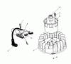 Toro 26620BF - Lawnmower, 1991 (1000001-1999999) Ersatzteile MAGNETO & FLYWHEEL ASSEMBLY (ENGINE NO. VML0-7)