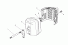 Toro 26620BF - Lawnmower, 1991 (1000001-1999999) Ersatzteile MUFFLER ASSEMBLY (ENGINE NO. VML0-7)