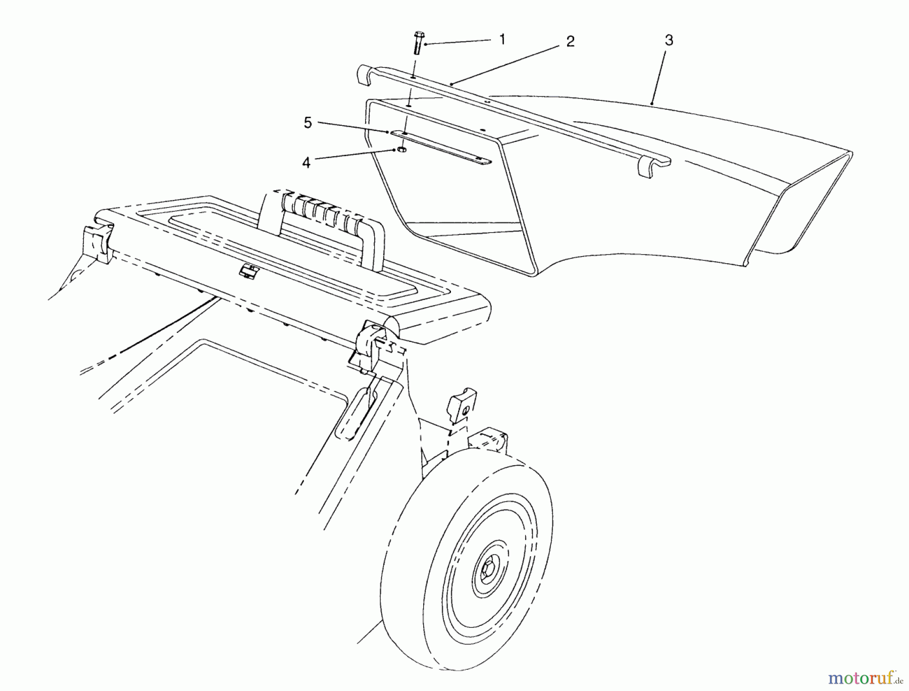 Toro Neu Mowers, Walk-Behind Seite 2 26620BF - Toro Lawnmower, 1991 (1000001-1999999) SIDE DISCHARGE CHUTE MODEL NO. 59112 (OPTIONAL)