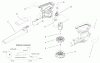Toro 51553 - Rake and Vac Blower, 2000 (200000001-200999999) Ersatzteile BLOWER ASSEMBLY