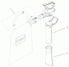 Toro 51553 - Rake and Vac Blower, 2000 (200000001-200999999) Ersatzteile VACUUM TUBE & BAG ASSEMBLY