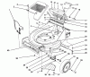 Toro 26621B - Lawnmower, 1992 (2000001-2999999) Ersatzteile HOUSING ASSEMBLY