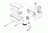 Toro 26623 - Lawnmower, 1991 (0000001-0999999) Ersatzteile AIR CLEANER & FUEL TANK ASSEMBLY (ENGINE MODEL NO. VML0-2)