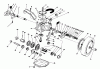 Toro 26624 - Lawnmower, 1988 (8000001-8999999) Ersatzteile GEAR CASE ASSEMBLY