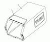 Toro 26624 - Lawnmower, 1988 (8000001-8999999) Ersatzteile GRASS BAG ASSEMBLY