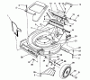 Toro 26624 - Lawnmower, 1988 (8000001-8999999) Ersatzteile HOUSING ASSEMBLY