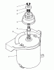 Toro 26624 - Lawnmower, 1988 (8000001-8999999) Ersatzteile STARTER MOTOR ASSEMBLY