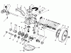 Toro 26624 - Lawnmower, 1989 (9000001-9999999) Ersatzteile GEAR CASE ASSEMBLY