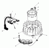 Toro 26624 - Lawnmower, 1989 (9000001-9999999) Ersatzteile MAGNETO & FLYWHEEL ASSEMBLY (ENGINE MODEL NO. VMG6, VMH7 & VMJ8)