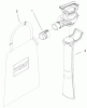 Toro 51566 - Quiet Blower Vac, 2001 (210000001-210999999) Ersatzteile TUBE AND BAG ASSEMBLY