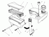 Toro 26625B - Lawnmower, 1993 (3900001-3999999) Ersatzteile AIR CLEANER & FUEL TANK ASSEMBLY (ENGINE NO. VMM1-3)