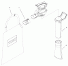Toro 51568 - Quiet Blower Vac, 2000 (200000001-200999999) Ersatzteile TUBE AND BAG ASSEMBLY