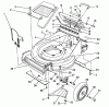 Toro 26625CG - Lawnmower, 1989 (9000001-9999999) Ersatzteile HOUSING ASSEMBLY
