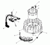Toro 26625CG - Lawnmower, 1989 (9000001-9999999) Ersatzteile MAGNETO & FLYWHEEL ASSEMBLY (ENGINE NO. VMJ8)