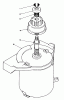Toro 26625CG - Lawnmower, 1989 (9000001-9999999) Ersatzteile STARTER MOTOR ASSEMBLY