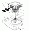 Toro 26625CS - Lawnmower, 1989 (9000001-9999999) Ersatzteile RECOIL ASSEMBLY (ENGINE NO. VMJ7)