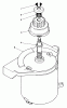 Toro 26625CS - Lawnmower, 1989 (9000001-9999999) Ersatzteile STARTER MOTOR ASSEMBLY