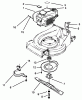 Toro 26630BG - Lawnmower, 1993 (3900001-3999999) Ersatzteile ENGINE ASSEMBLY
