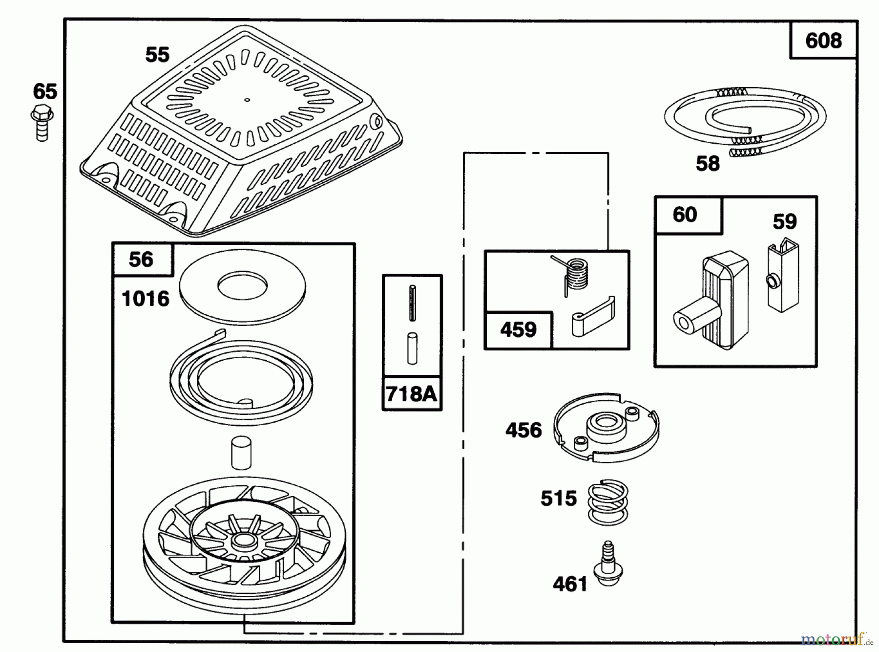 Toro Neu Mowers, Walk-Behind Seite 2 26630BG - Toro Lawnmower, 1993 (3900001-3999999) ENGINE GTS 150 #5