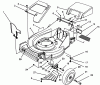 Toro 26630BG - Lawnmower, 1993 (3900001-3999999) Ersatzteile HOUSING ASSEMBLY