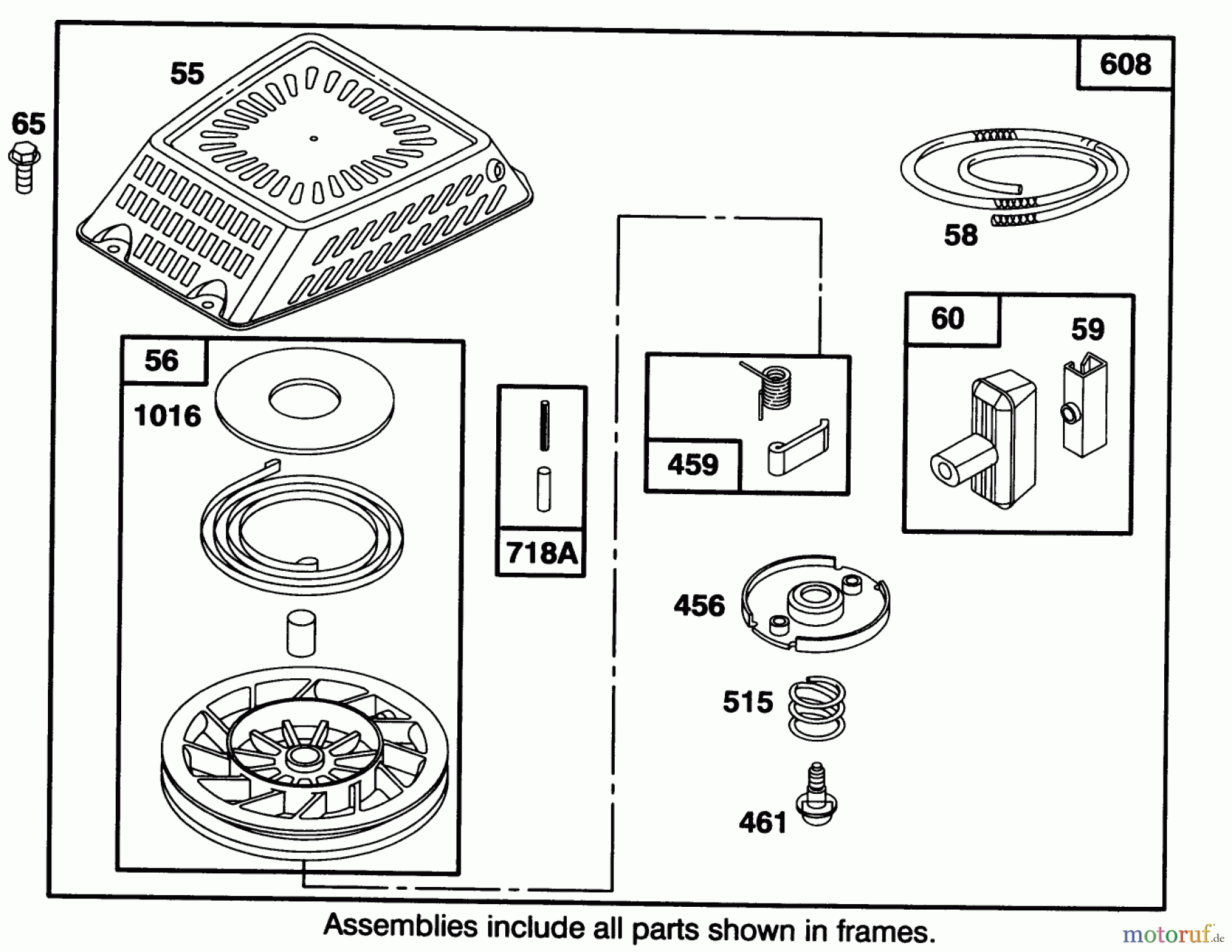 Toro Neu Mowers, Walk-Behind Seite 2 26630BC - Toro Lawnmower, 1995 (5900001-5999999) ENGINE GTS 150 #5