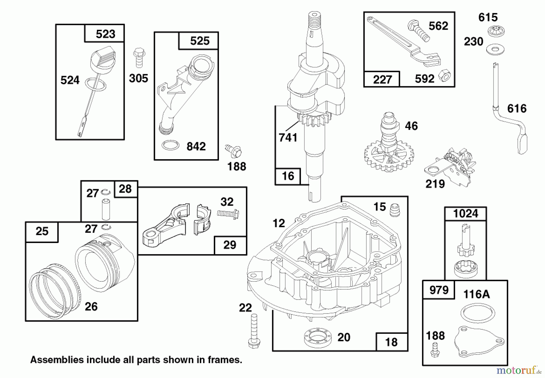 Toro Neu Mowers, Walk-Behind Seite 2 26632 - Toro Lawnmower, 1997 (7900001-7999999) ENGINE GTS 150 #2
